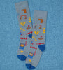 Zkano Crew Large Men's Organic Cotton Crew Socks - 90's Gamer / Graphite organic-socks-made-in-usa