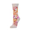 Zkano Crew Medium Women's Desert Diamondback - Organic Cotton Socks Crew - Sand organic-socks-made-in-usa