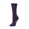 Zkano Crew Medium Women's Rib Knit - Organic Cotton Socks Crew - Dark Plum organic-socks-made-in-usa