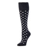 Zkano Knee High Medium Women's Betty - Organic Cotton Socks Knee High - Black organic-socks-made-in-usa